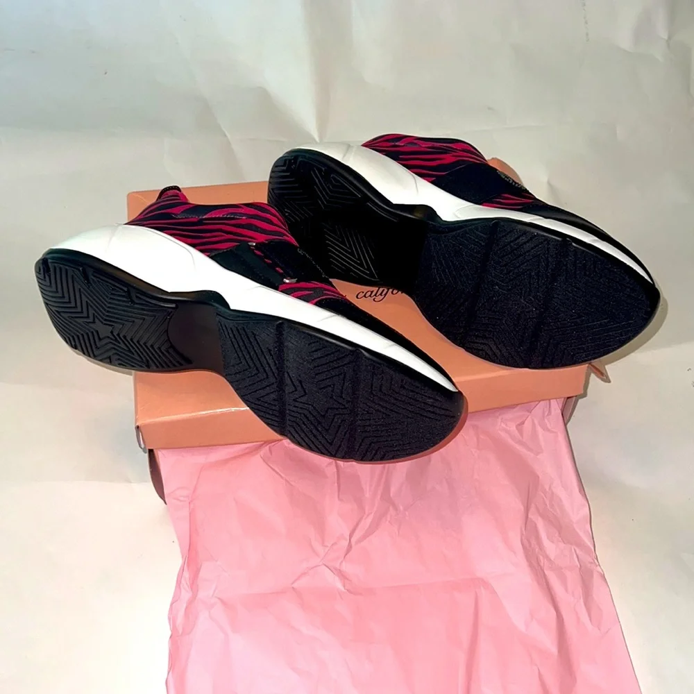 Juicy Couture Pink Zebra Sneakers - Picture 3 of 8